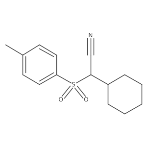 2-Cyclohexyl-2-tosylacetonitrile Structure