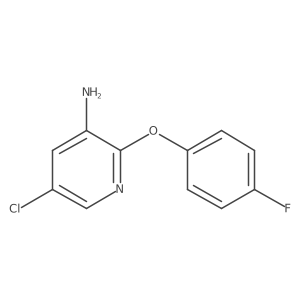 5-Chloro-2-(4-fluorophenoxy)pyridin-3-amine Structure