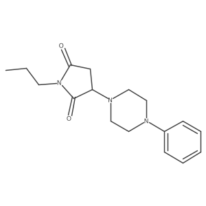 3-(4-Phenylpiperazin-1-yl)-1-propylpyrrolidine-2,5-dione Structure
