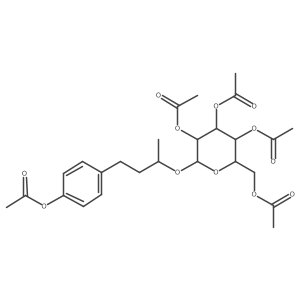Rhododendrin pentaacetate Structure