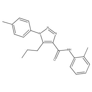 N-(2-methylphenyl)-1-(4-methylphenyl)-5-propyl-1H-1,2,3-triazole-4-carboxamide Structure