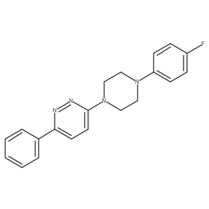 3-[4-(4-fluorophenyl)piperazin-1-yl]-6-phenyl-pyridazine Structure