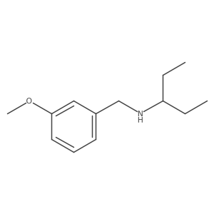 [(3-Methoxyphenyl)methyl](pentan-3-yl)amine结构式