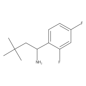 1-(2,4-difluorophenyl)-3,3-dimethyl-butan-1-amine Structure