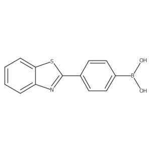 4-(Benzo[d]thiazol-2-yl)phenylboronic acid Structure