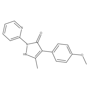 4-(4-Methoxyphenyl)-3-methyl-1-(pyridin-2-yl)-1h-pyrazol-5-ol Structure