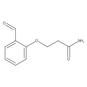 3-(2-Formylphenoxy)propanamide结构式