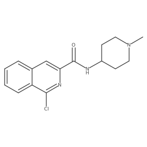1-Chloro-N-(1-methyl-4-piperidinyl)-3-isoquinolinecarboxamide Structure
