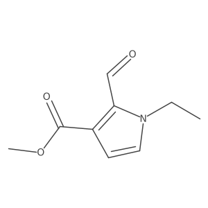 Methyl 1-ethyl-2-formyl-1H-pyrrole-3-carboxylate结构式