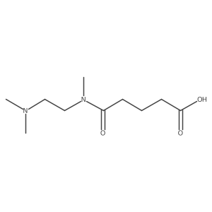 5-[[2-(Dimethylamino)ethyl]methylamino]-5-oxopentanoic acid Structure