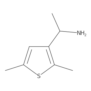 (R)-1-(2,5-Dimethylthiophen-3-yl)ethan-1-amine Structure