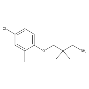 3-(4-Chloro-2-methylphenoxy)-2,2-dimethyl-1-propanamine Structure