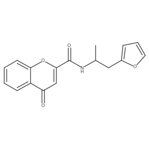 N-(1-(furan-2-yl)propan-2-yl)-4-oxo-4H-chromene-2-carboxamide Structure