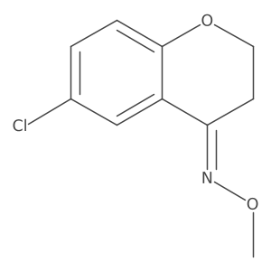 6-Chlorochroman-4-one O-methyl oxime结构式