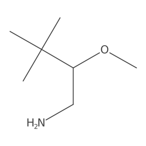 2-Methoxy-3,3-dimethylbutan-1-amine Structure