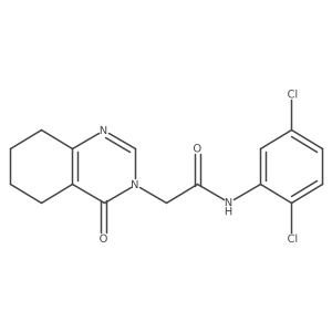 N-(2,5-dichlorophenyl)-2-(4-oxo-5,6,7,8-tetrahydroquinazolin-3(4H)-yl)acetamide Structure
