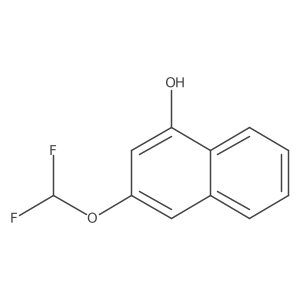 2-(Difluoromethoxy)-4-naphthol Structure