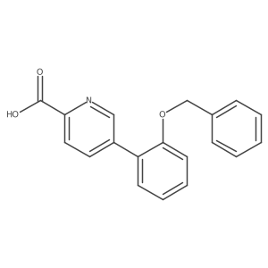 5-(2-Benzyloxyphenyl)picolinic acid Structure