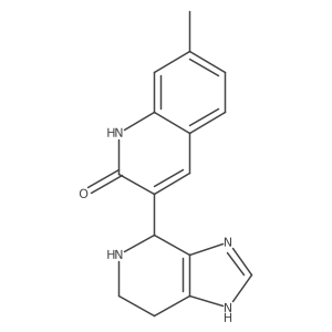 7-methyl-3-(4,5,6,7-tetrahydro-1H-imidazo[4,5-c]pyridin-4-yl)quinolin-2-ol Structure