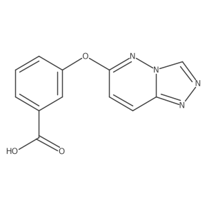 3-([1,2,4]Triazolo[4,3-b]pyridazin-6-yloxy)benzoic acid结构式