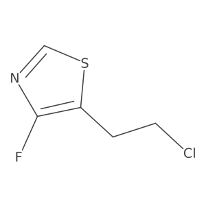 Thiazole, 5-(2-chloroethyl)-4-fluoro-结构式