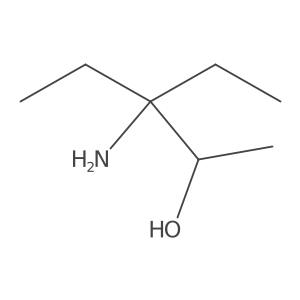 2-Pentanol, 3-amino-3-ethyl- Structure