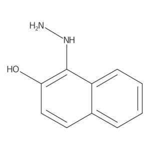 1-Hydrazinylnaphthalen-2-OL结构式