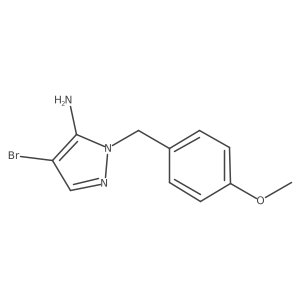 4-bromo-1-(4-methoxybenzyl)-1H-pyrazol-5-amine Structure