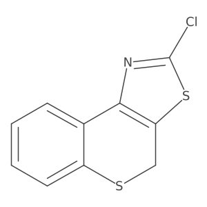 2-chloro-4H-thiochromeno[4,3-d][1,3]thiazole Structure