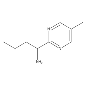 1-(5-Methylpyrimidin-2-yl)butan-1-amine Structure