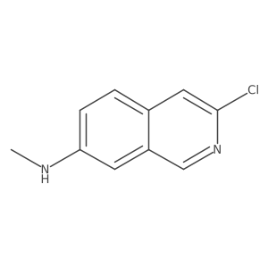 3-Chloro-N-methylisoquinolin-7-amine Structure