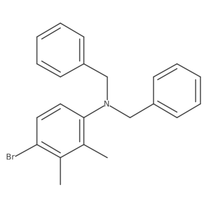 N,N-dibenzyl-4-bromo-2,3-dimethylaniline Structure