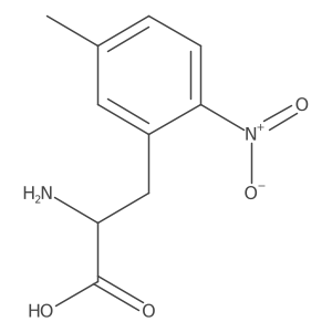 2-Amino-3-(5-methyl-2-nitrophenyl)propanoic acid Structure