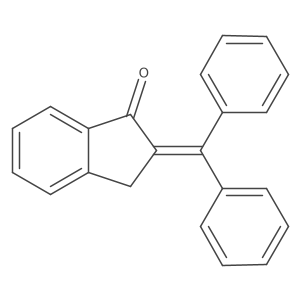 2-(Diphenylmethylidene)-2,3-dihydro-1H-inden-1-one Structure