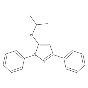 N-isopropyl-1,3-diphenyl-1H-pyrazol-5-amine Structure
