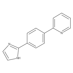 2-[4-(2-Imidazolyl)phenyl]pyridine结构式