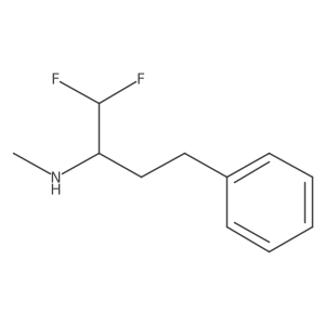(1,1-Difluoro-4-phenylbutan-2-yl)(methyl)amine结构式