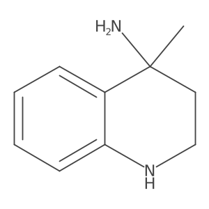 4-methyl-2,3-dihydro-1H-quinolin-4-amine结构式