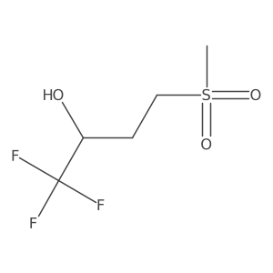 (2R)-1,1,1-trifluoro-4-methanesulfonylbutan-2-ol Structure