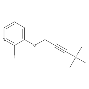 2-Iodo-3-((3-(trimethylsilyl)prop-2-yn-1-yl)oxy)pyridine Structure