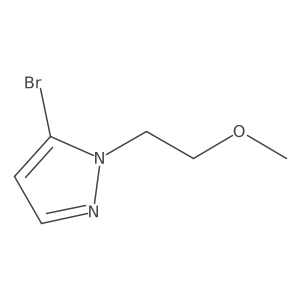 5-Bromo-1-(2-methoxy-ethyl)-1H-pyrazole Structure