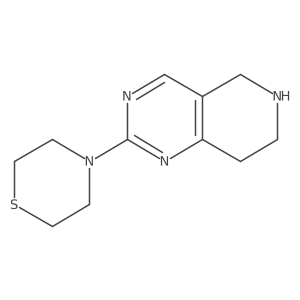 4-(5,6,7,8-Tetrahydropyrido[4,3-d]pyrimidin-2-yl)thiomorpholine Structure
