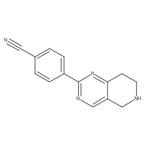 4-(5,6,7,8-Tetrahydropyrido[4,3-d]pyrimidin-2-yl)benzonitrile Structure