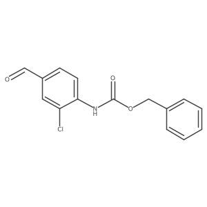 benzyl N-(2-chloro-4-formylphenyl)carbamate Structure