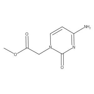 Methyl 2-(4-amino-2-oxopyrimidin-1-yl)acetate Structure