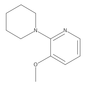 3-Methoxy-2-(piperidin-1-yl)pyridine结构式