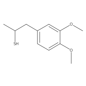 1-(3,4-Dimethoxyphenyl)propane-2-thiol结构式