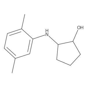 (1R,2R)-2-((2,5-Dimethylphenyl)amino)cyclopentan-1-ol结构式