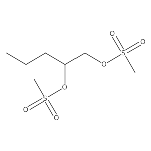 Pentane-1,2-diyl dimethanesulfonate结构式