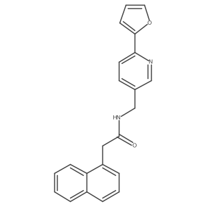 N-((6-(furan-2-yl)pyridin-3-yl)methyl)-2-(naphthalen-1-yl)acetamide Structure